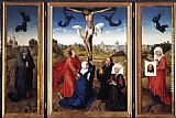 Triptych Canvas Paintings - Crucifixion Triptych